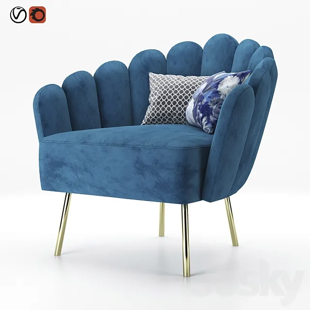 Chair amira 3D Model
