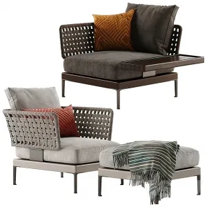 Chair And Armchair – Modern – 3D Model Download – 002