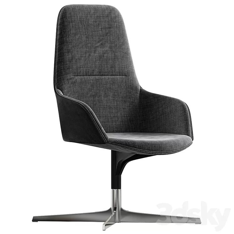 Chair Arper ASTON Office 3D Model Chair Arper ASTON Office 3D Model
