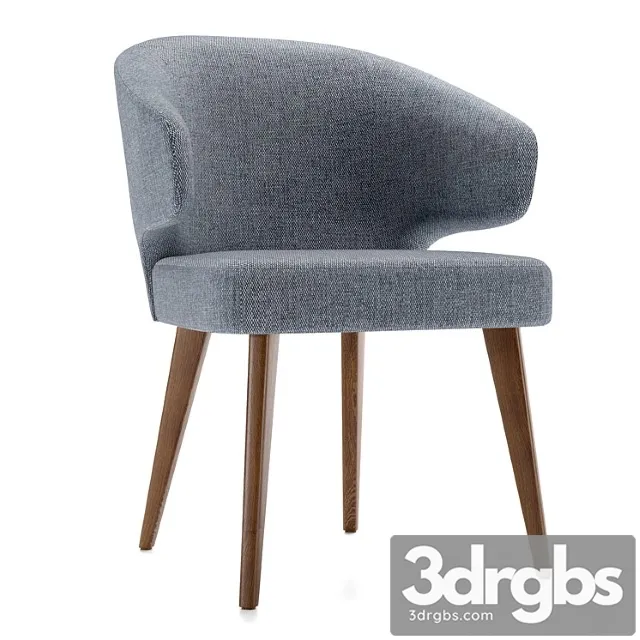 Chair Aston Minotti 3D Model Download