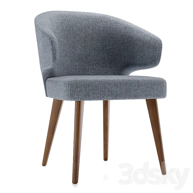 Chair Aston Minotti 3D Model Chair Aston Minotti 3D Model