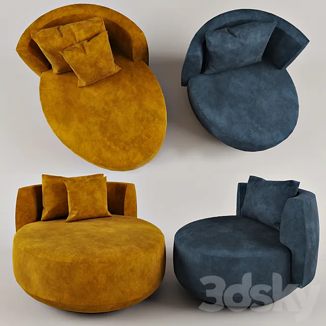 Chair AUDREY POLTRONA 3D Model Chair AUDREY POLTRONA 3D Model