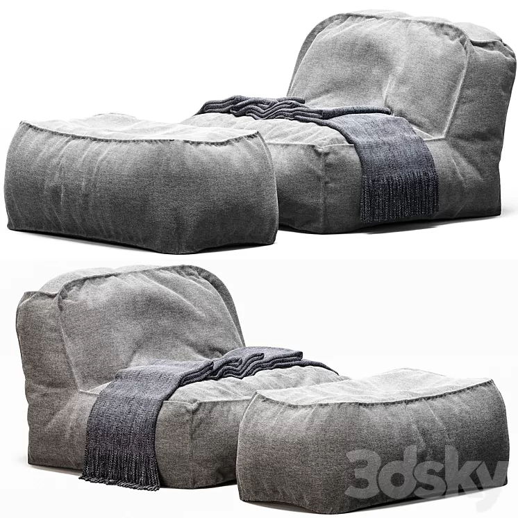 chair bag 10 3D Model chair bag 10 3D Model