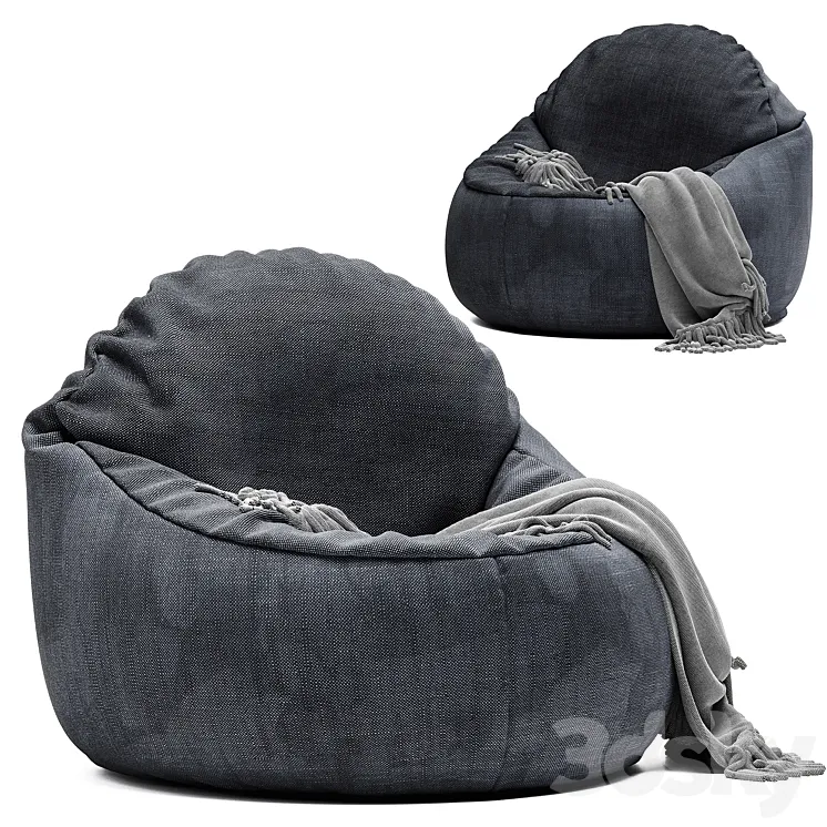 chair bag 3 3D Model Free Download