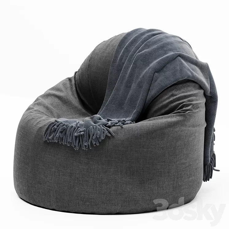 chair bag 4 3D Model Free Download