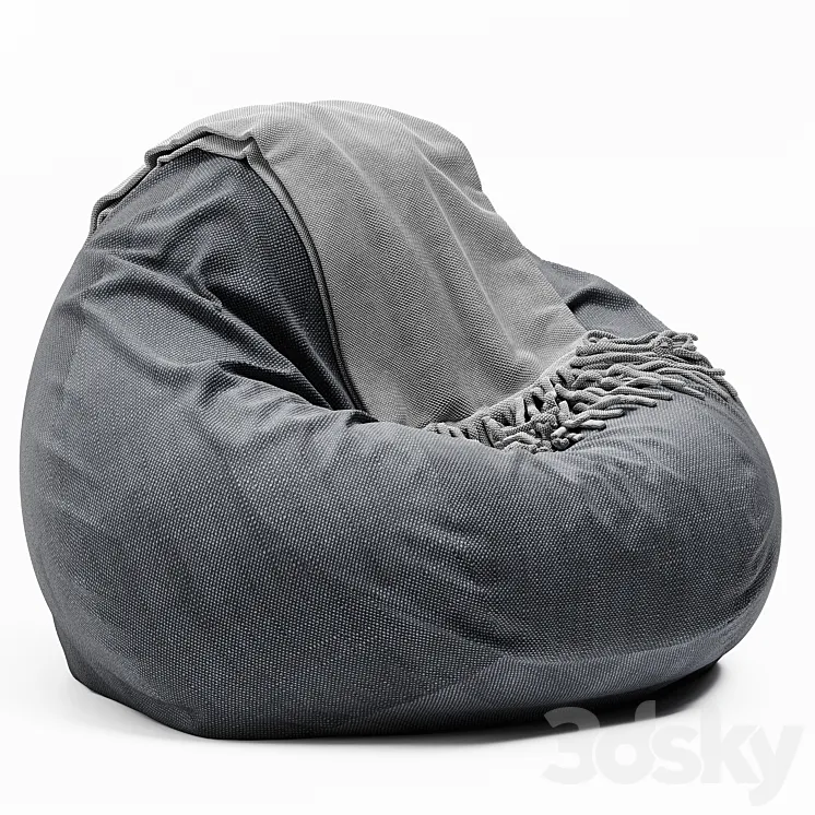 chair bag 5 3D Model Free Download