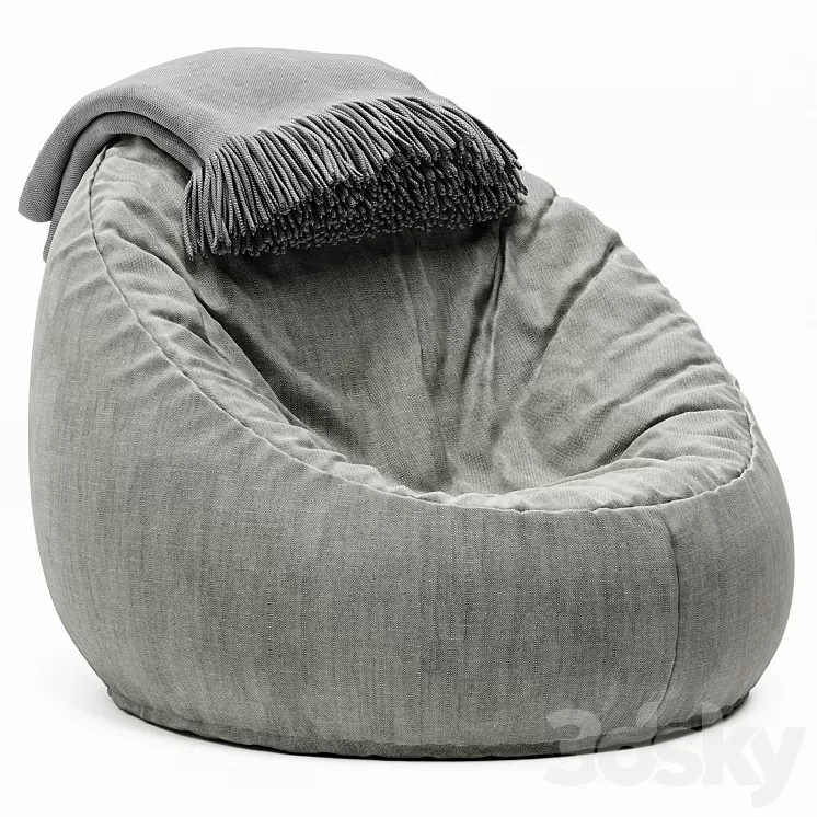 chair bag 7 3D Model Free Download