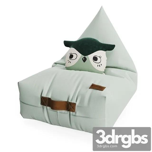 Chair Bag And Pillow Owl From Novodinoz 3D Model Download Chair Bag And Pillow Owl From Novodinoz 3D Model Download
