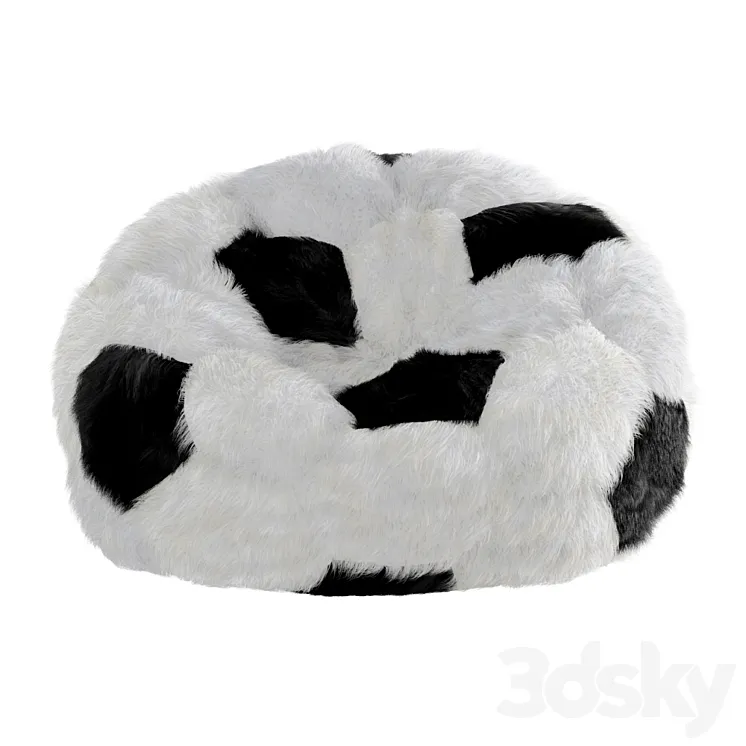 Chair bag soccer ball made of wool 3D Model Free Download Chair bag soccer ball made of wool 3D Model Free Download