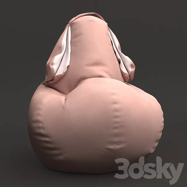 Chair – bag with ears 3D Model