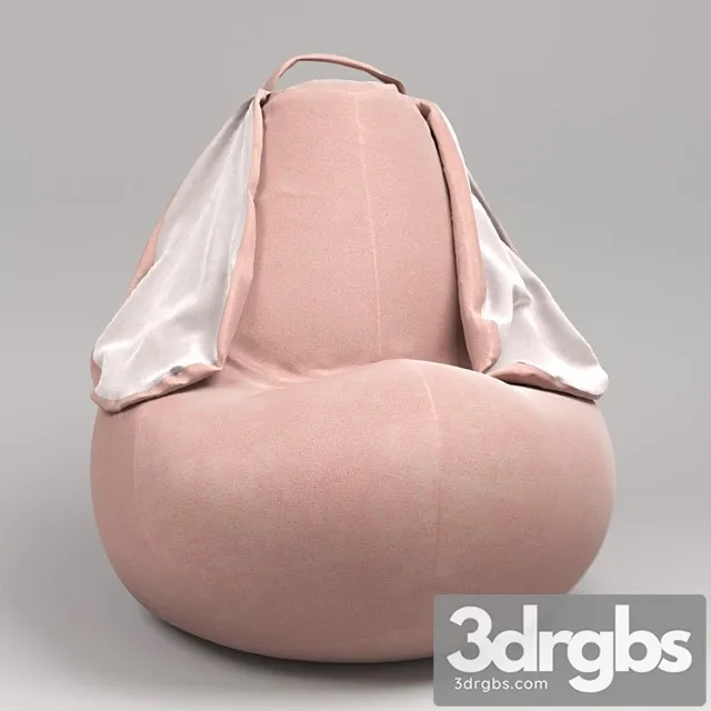 Chair Bag With Ears 3D Model Download