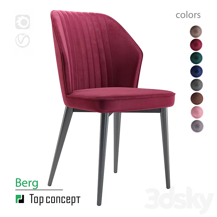 Chair Berg 3D Model Chair Berg 3D Model