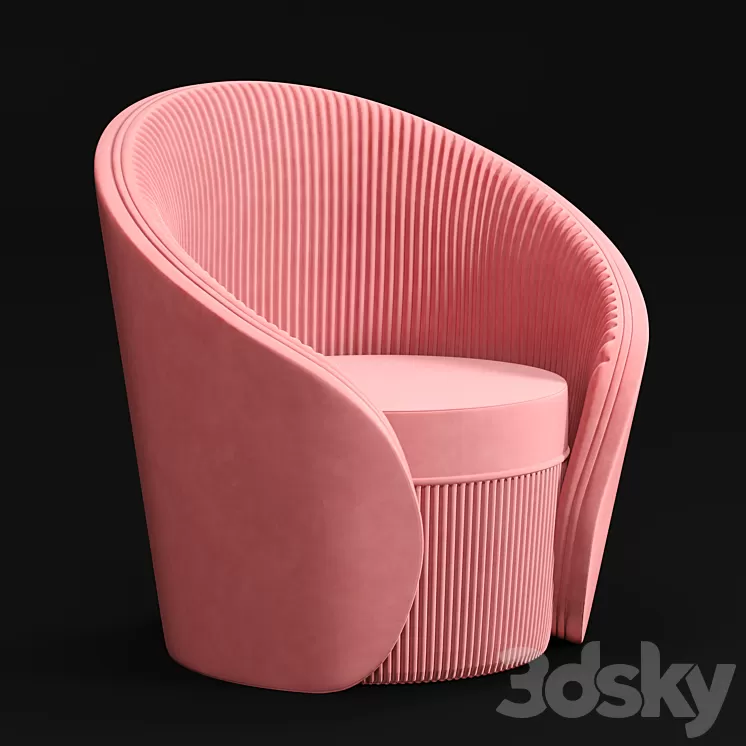 chair bloom 3D Model chair bloom 3D Model