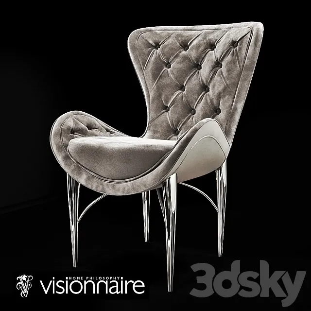 Chair Bovery Visionnaire (Cavalli) 3D Model