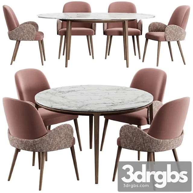 Chair Bulb Konyshev Dinning Set 3D Model Download Chair Bulb Konyshev Dinning Set 3D Model Download