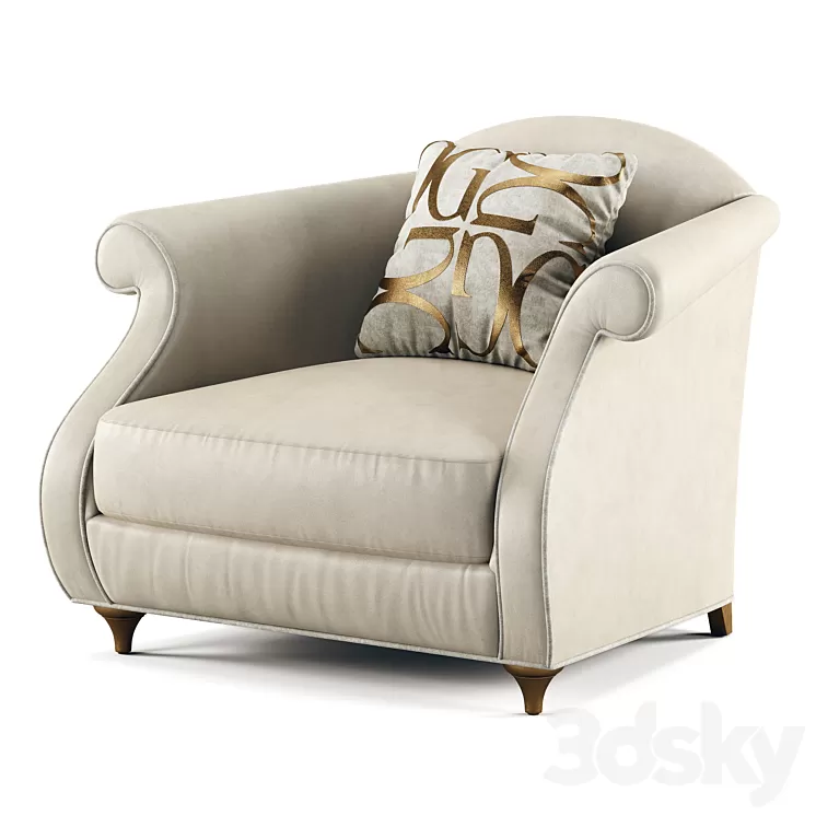 Chair Christopher Guy Cezanne 3D Model Free Download