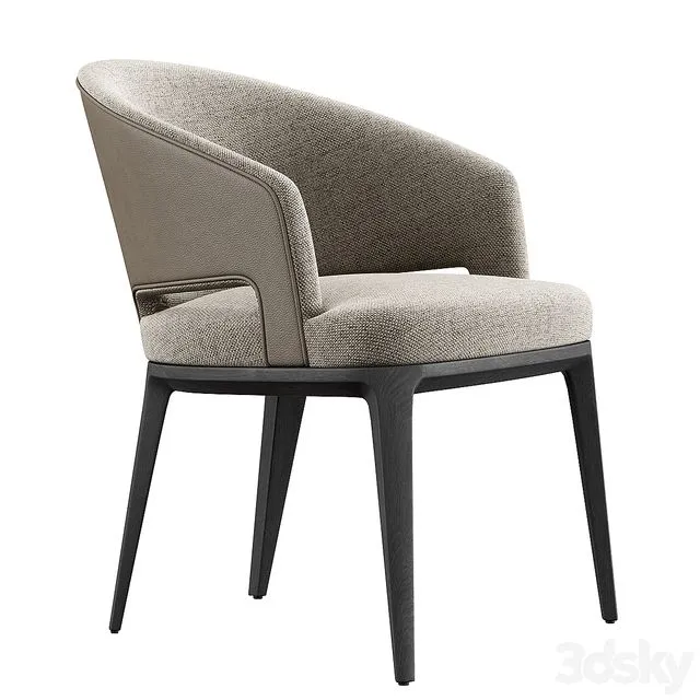 Chair Crop Konyshev 3D Model