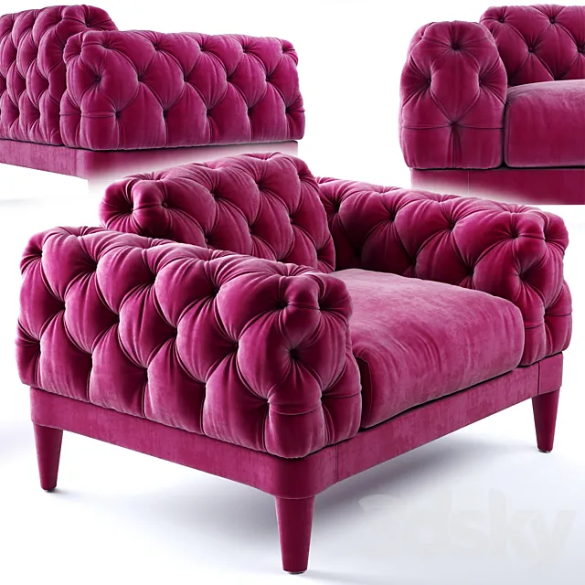 Chair CTS SALOTTI ELLIOT 3D Model Chair CTS SALOTTI ELLIOT 3D Model