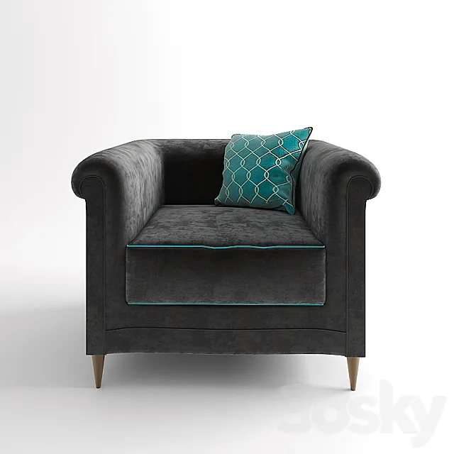 Chair De La Vega 3D Model Chair De La Vega 3D Model