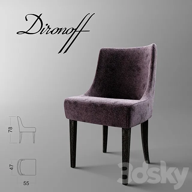 Chair Dironoff Ambra 3D Model Chair Dironoff Ambra 3D Model