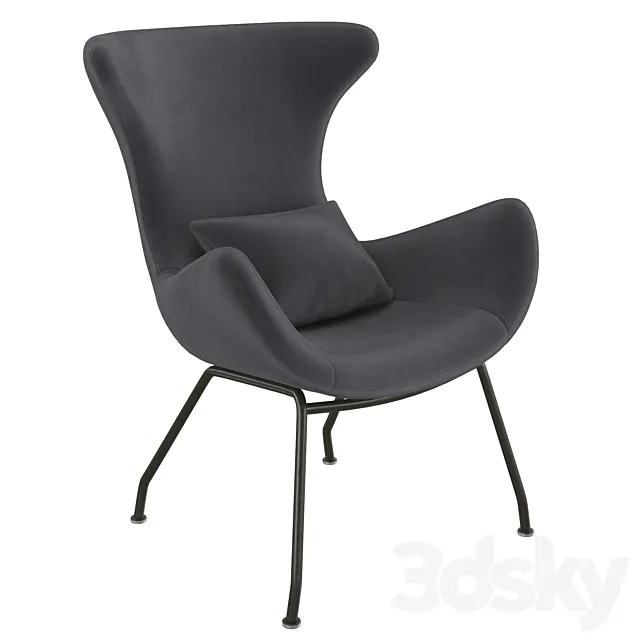 Chair Egg Vanda 3D Model