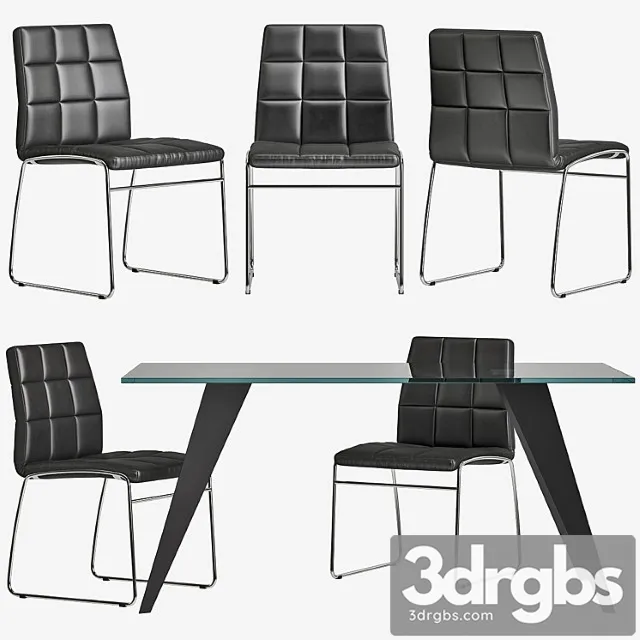 Chair Explorer Table Nack La forma (julia grup) 2 3D Model Download Chair Explorer Table Nack La forma (julia grup) 2 3D Model Download
