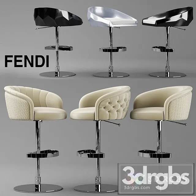 Chair Fendi Bar Chair 3D Model Download Chair Fendi Bar Chair 3D Model Download