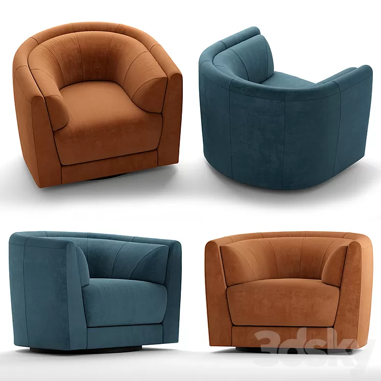 Chair fendi casa conrad 3D Model