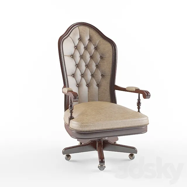 Chair Francesco Molon 3D Model Chair Francesco Molon 3D Model