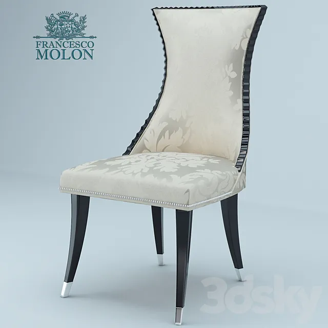 chair Francesco Molon P528 3D Model