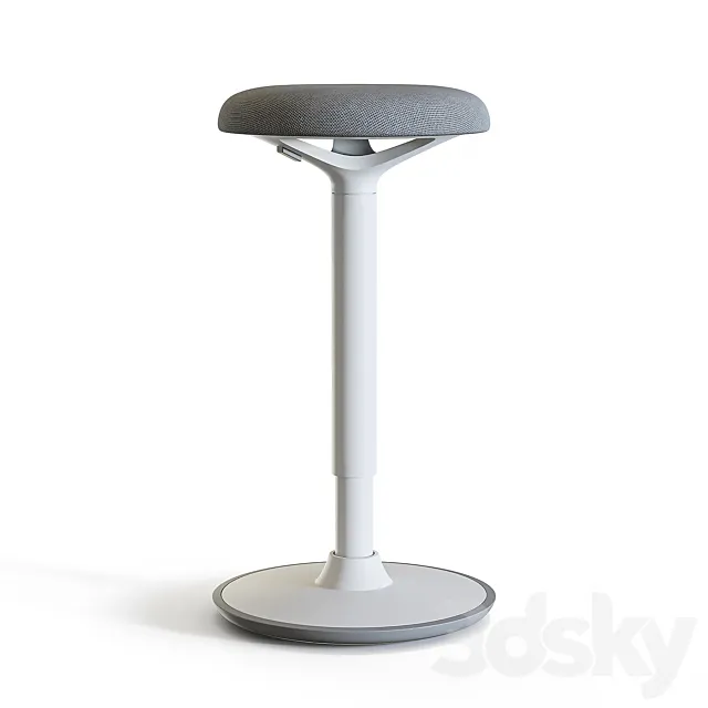 chair Fully Luna Standing Desk Stool 3DModel