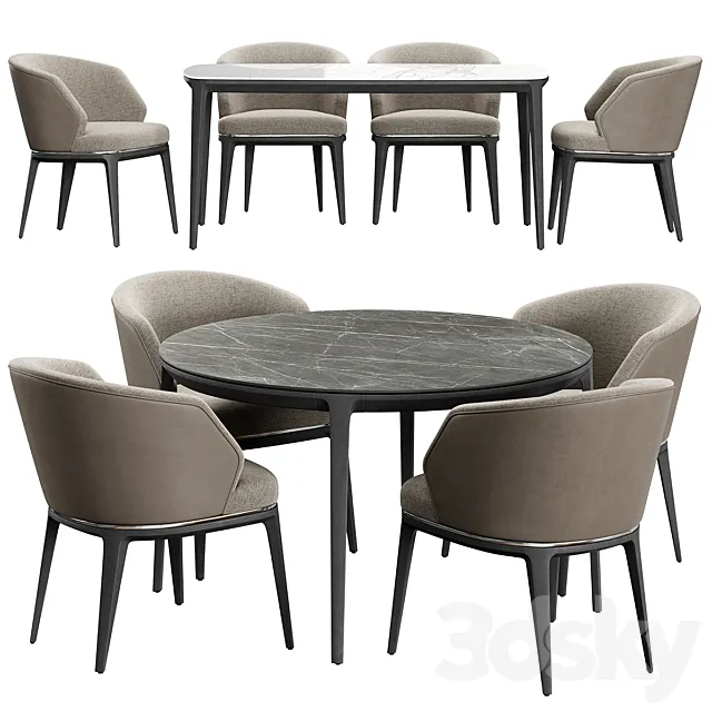 Chair Gest Konyshev PLAYGROUND MODERN Table 3D Model Chair Gest Konyshev PLAYGROUND MODERN Table 3D Model