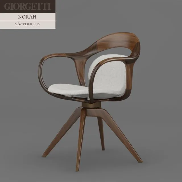 Chair Giorgetti NORAH 3D Model Chair Giorgetti NORAH 3D Model