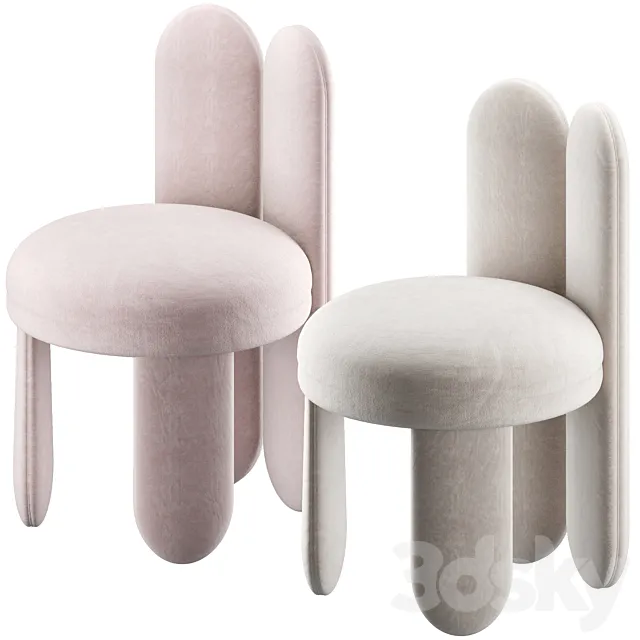 chair Glazy 3D Model chair Glazy 3D Model