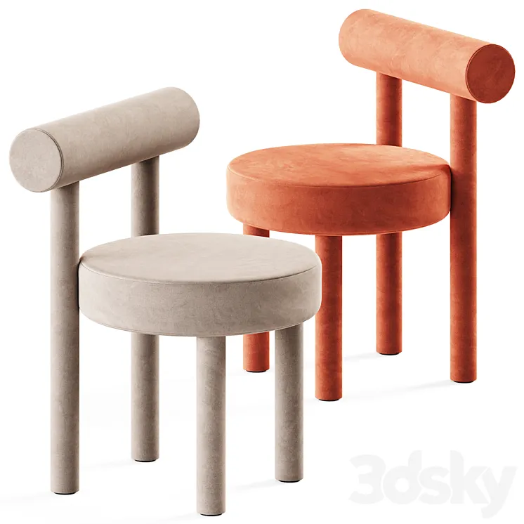 Chair Gropius CS1 by Noom 3D Model Free Download