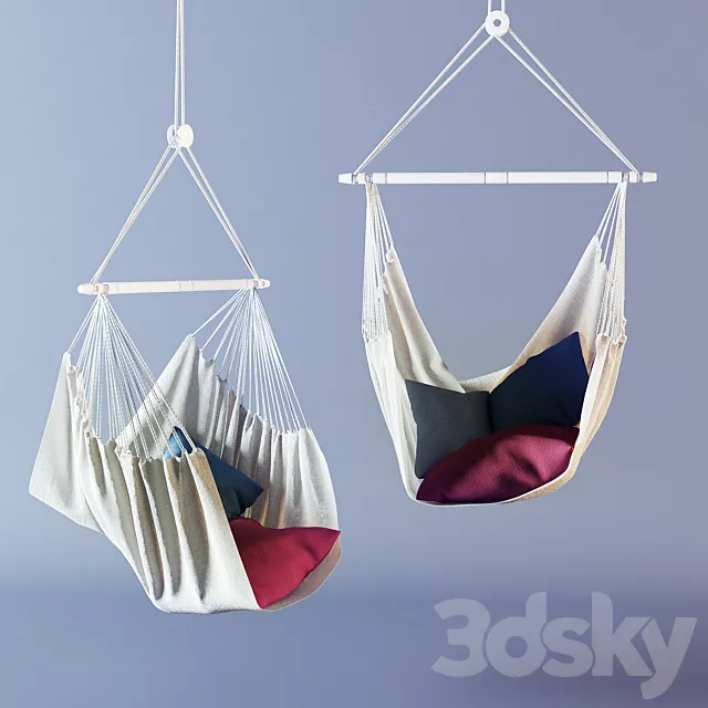 Chair hammock Amazonas Brasil natura 3DModel