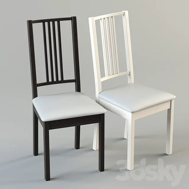 Chair IKEA BORJE 3DModel 3DSKY Decor Helper