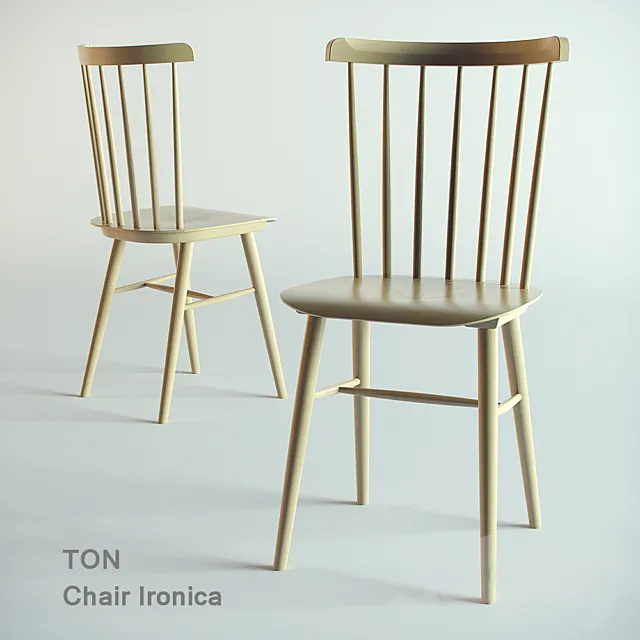 Chair Ironica TON 3DModel Chair Ironica TON 3DModel