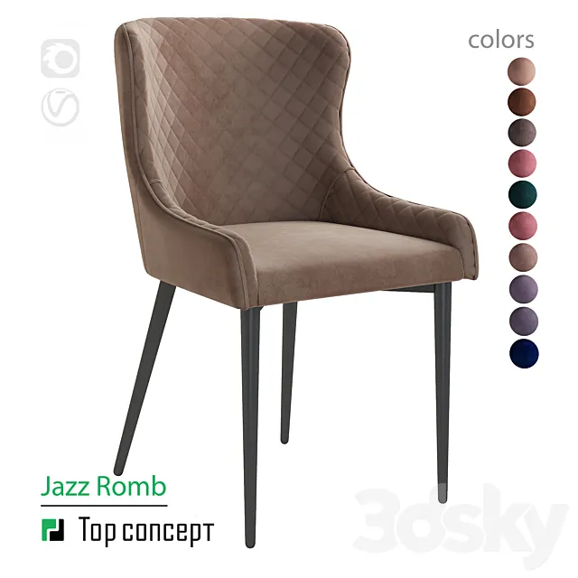 Chair JAZZ rhombus 3DModel