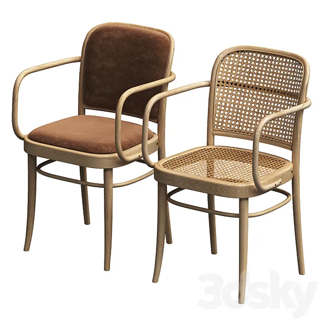 Chair JOSEF HOFFMANN 811 3D Model