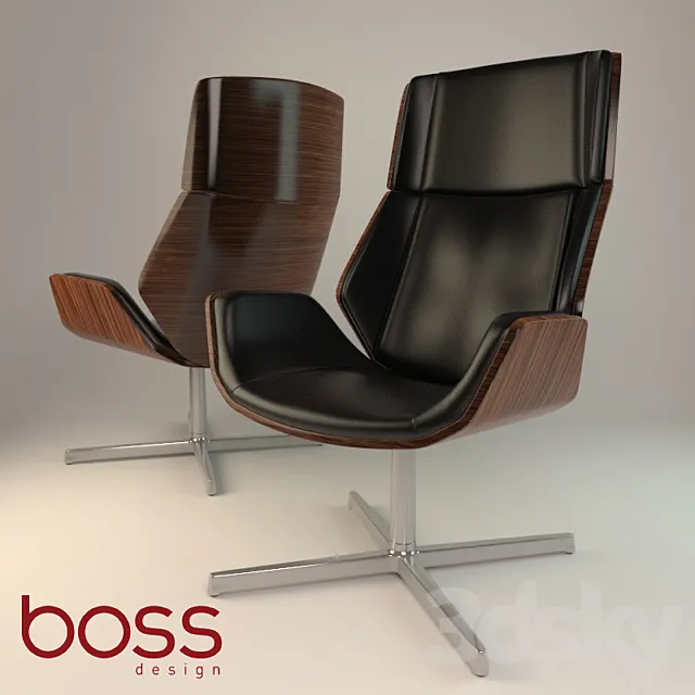 Chair Kruze Lounge BOSS 3DModel