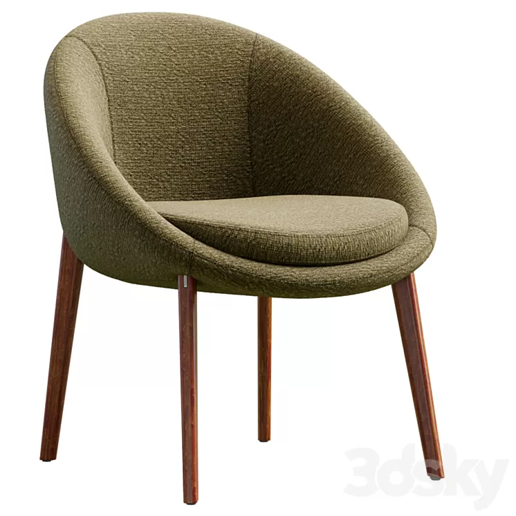 Chair Lido By Minotti 3D Model Free Download