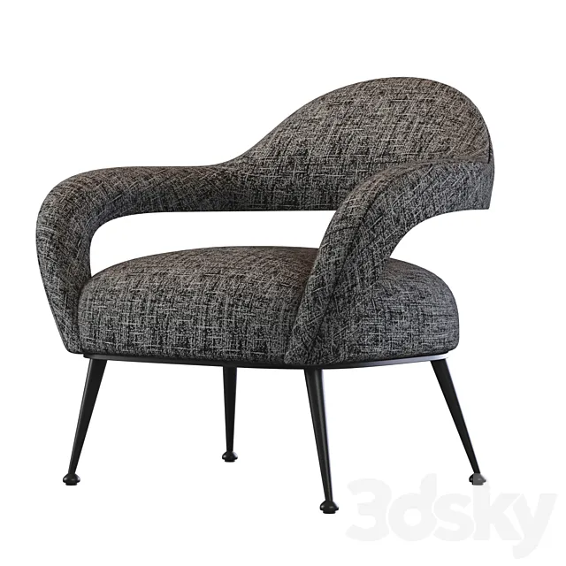 CHAIR LOMBARDI eichholtz 3D Model CHAIR LOMBARDI eichholtz 3D Model