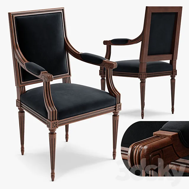 Chair Louis XVI A 3DModel Chair Louis XVI A 3DModel