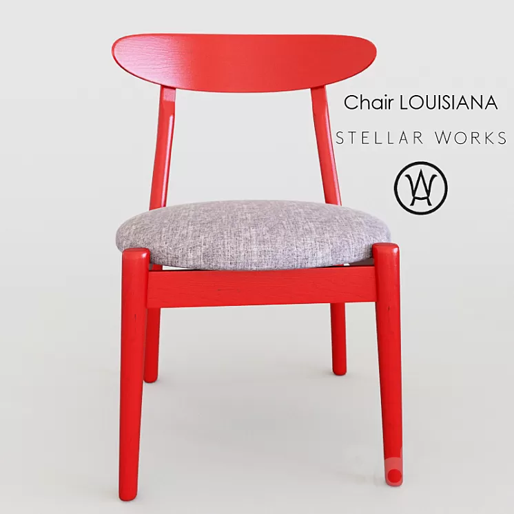 Chair LOUISIANA 3D Model