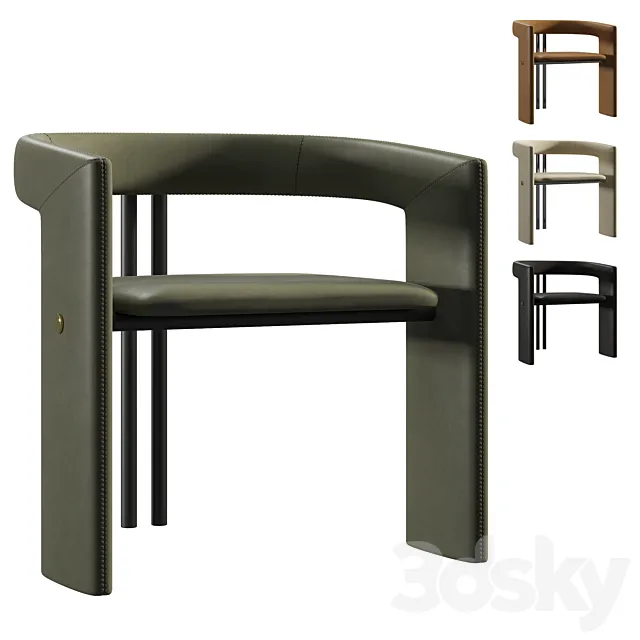 Chair LS27 by Luca Stefano 3D Model