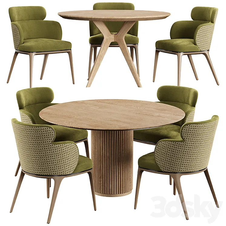 Chair Maly Konyshev PALAIS ROYAL Table Clark Table 3D Model Free Download