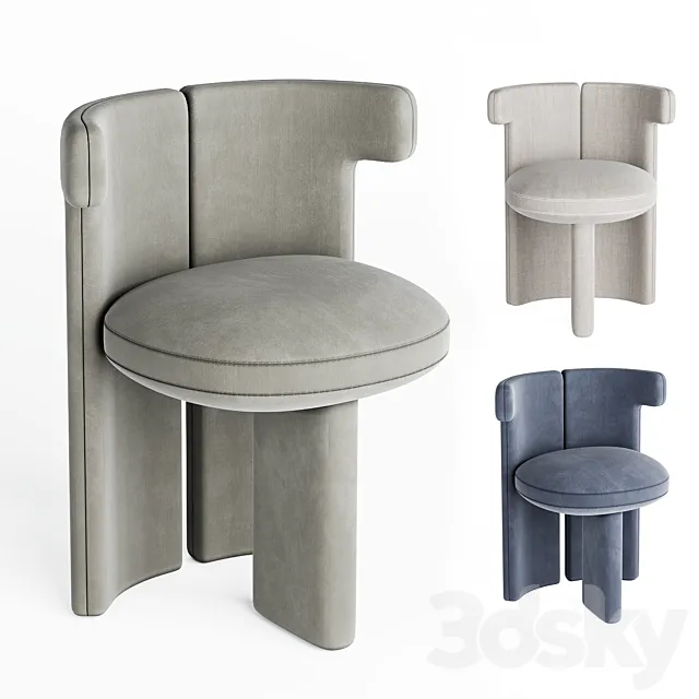 Chair Meridiani CLAUDINE 3D Model