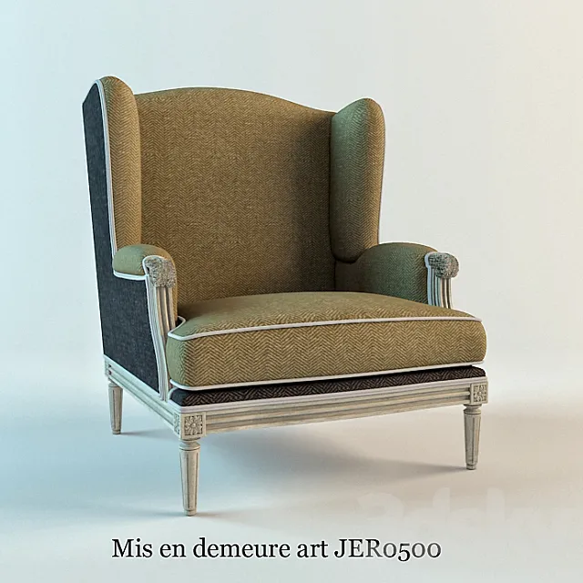 chair Mis en demeure art_JER0500 3D Model