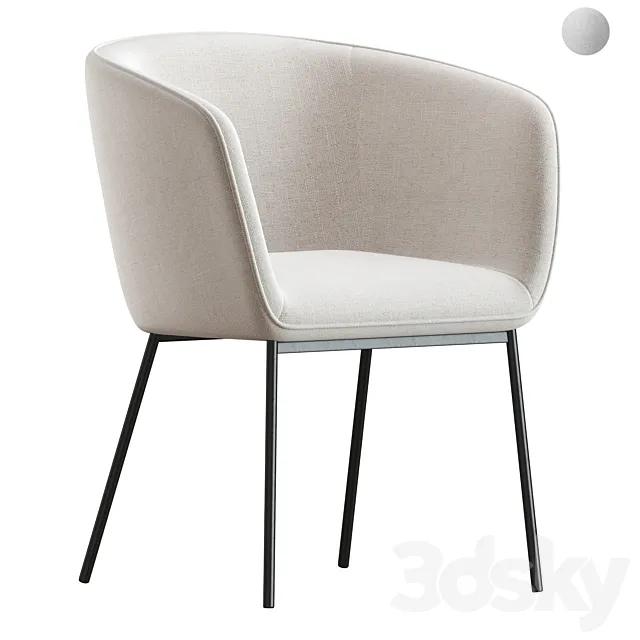 Chair Mitis from La Redoute 3D Model